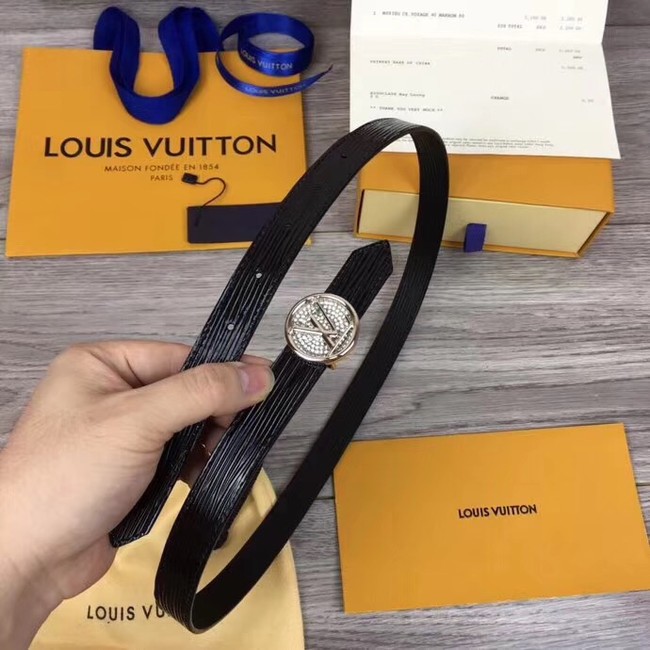 Louis Vuitton CIRCLE 20MM REVERSIBLE BELT M0053UB black