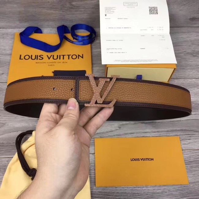 Louis Vuitton INITIALES 40MM BELT M0030 brown