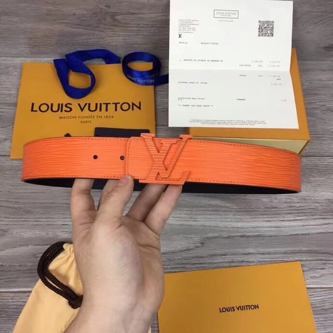 Louis Vuitton INITIALES 40MM BELT M0035S orange