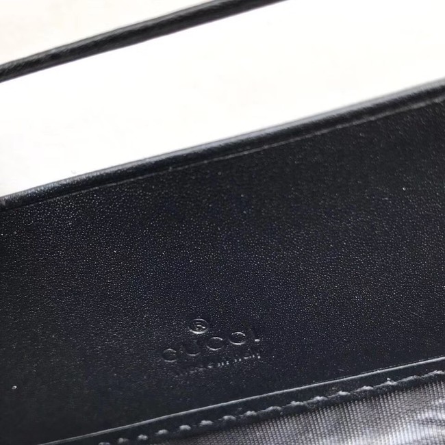 Gucci GG Supreme zip around wallet 451273 black