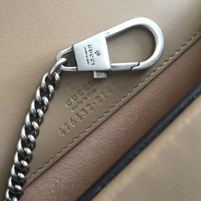 Gucci Dionysus velvet super mini bag 476432 Taupe