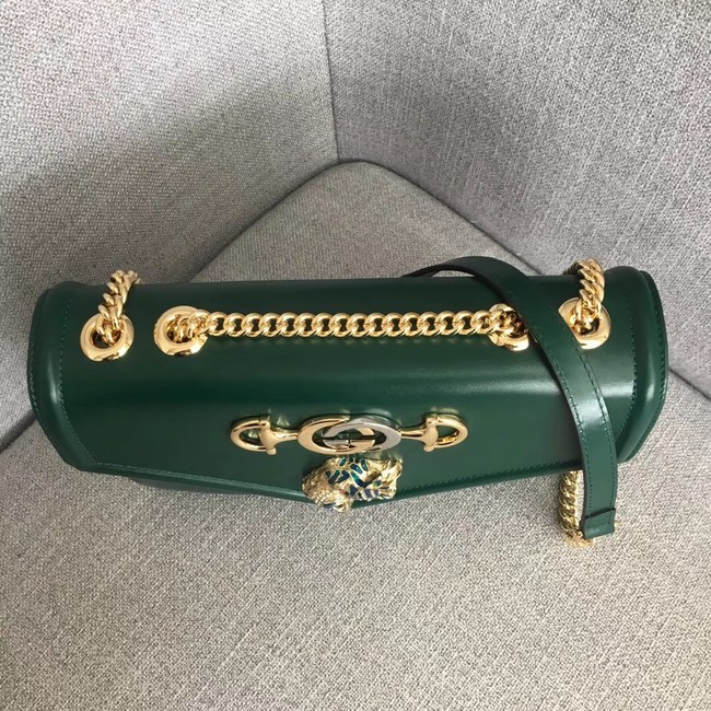 Gucci Rajah medium shoulder bag 537241 green