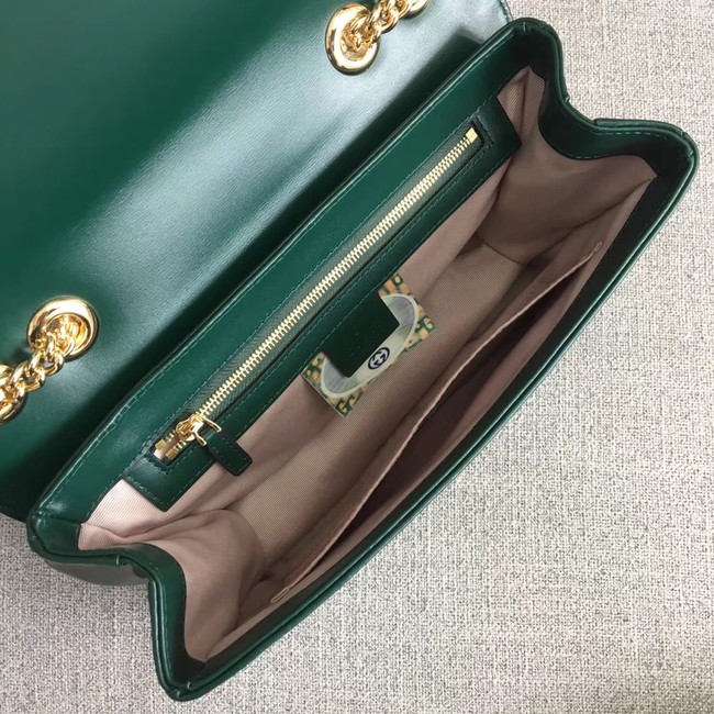Gucci Rajah medium shoulder bag 537241 green