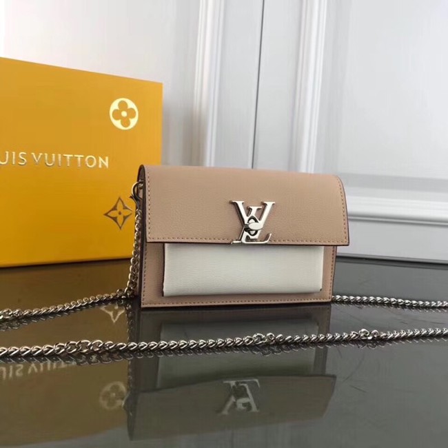 Louis Vuitton MYLOCKME BB CHAIN LOUISE M63471 apricot