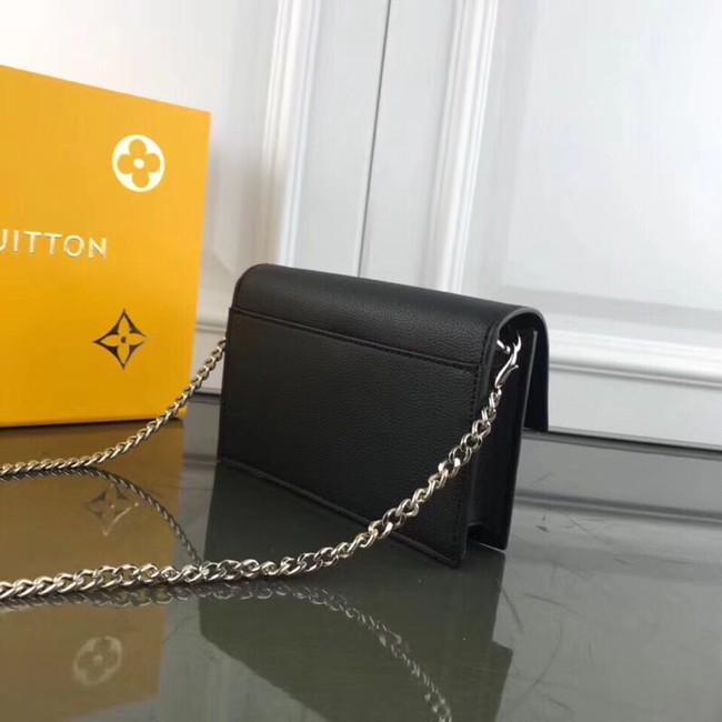 Louis Vuitton MYLOCKME BB CHAIN LOUISE M63471 black