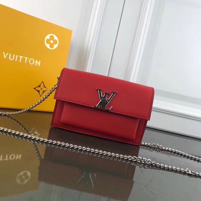 Louis Vuitton MYLOCKME BB CHAIN LOUISE M63471 red