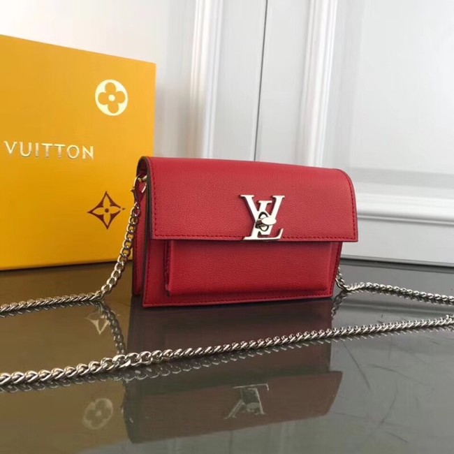 Louis Vuitton MYLOCKME BB CHAIN LOUISE M63471 red