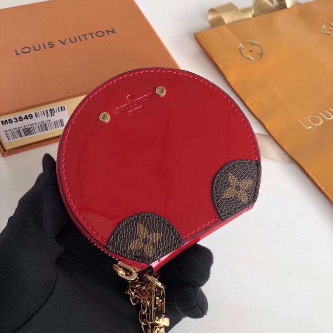 Louis Vuitton Monogram Vernis original MICRO BOITE CHAPEAU MM63484 red