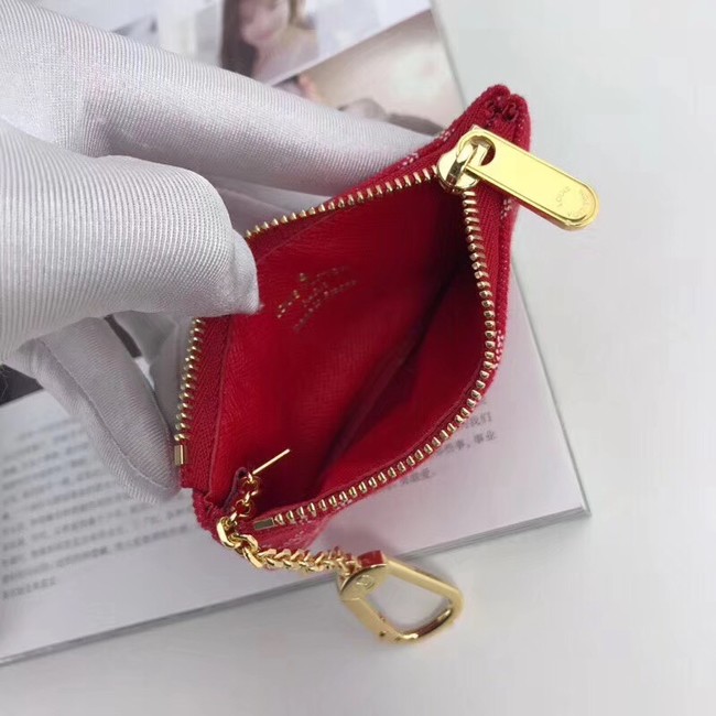 Louis vuitton original KEY POUCH M62650 red