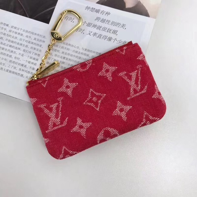 Louis vuitton original KEY POUCH M62650 red