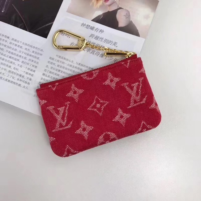 Louis vuitton original KEY POUCH M62650 red