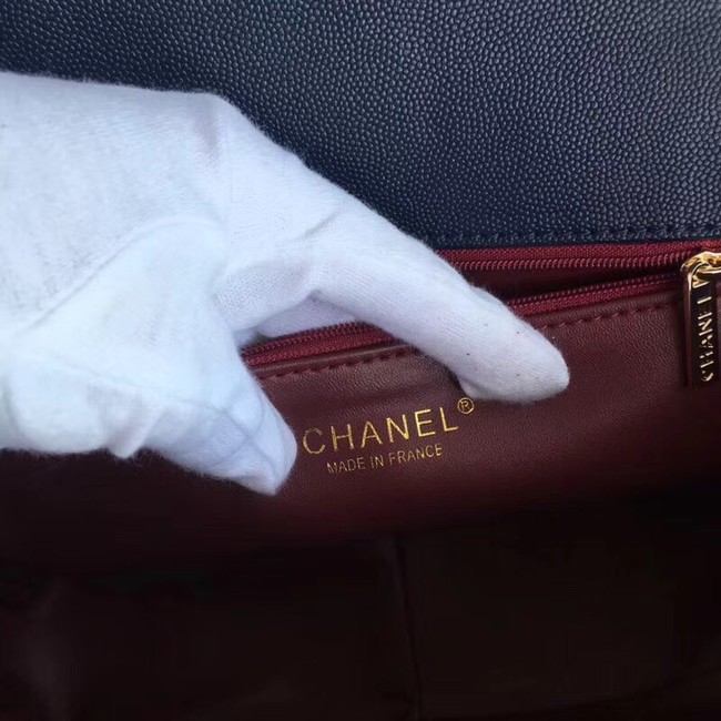 Chanel Flap Shoulder Bag Original Leather A55814 blue