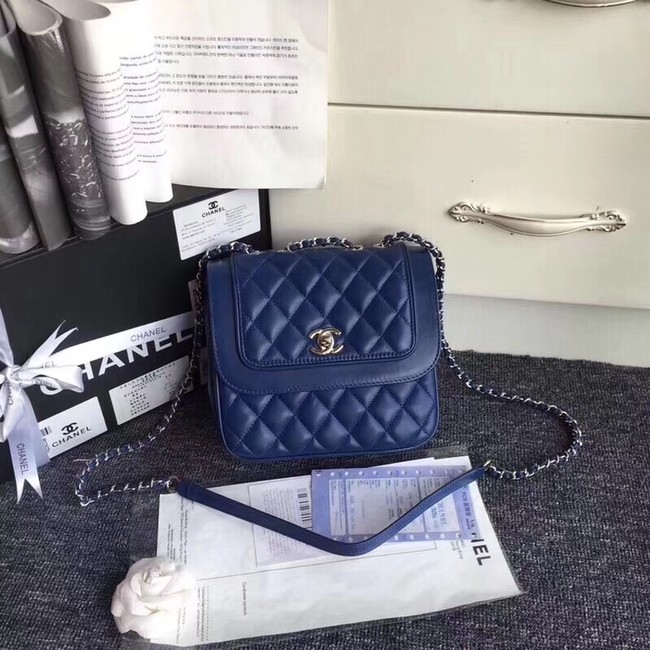 Chanel Original Classic Handbag 25698 blue