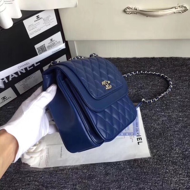 Chanel Original Classic Handbag 25698 blue