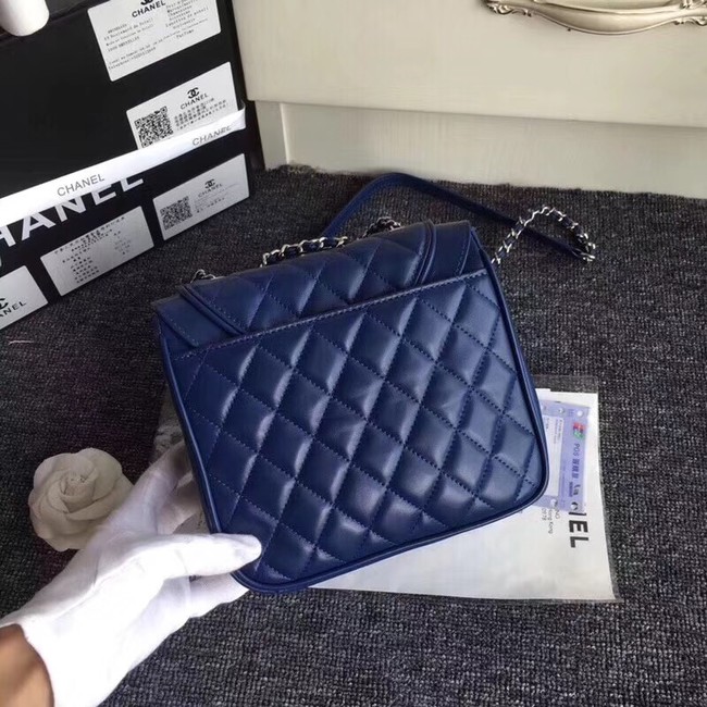 Chanel Original Classic Handbag 25698 blue