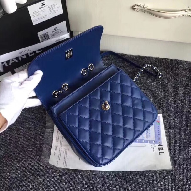 Chanel Original Classic Handbag 25698 blue