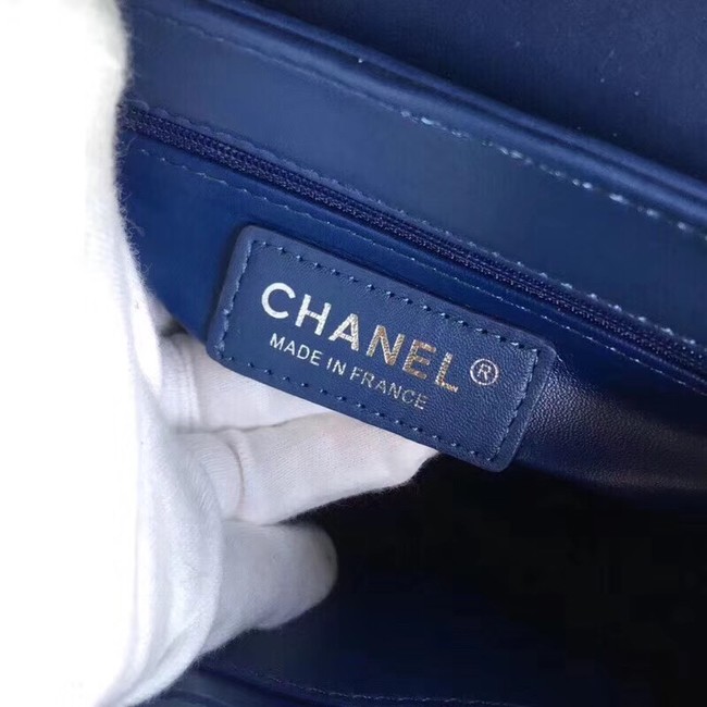 Chanel Original Classic Handbag 25698 blue