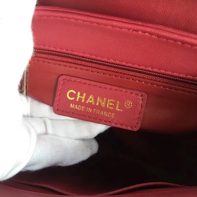 Chanel Original Classic Handbag 25698 red