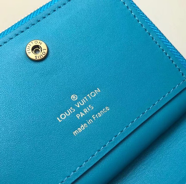 LOUIS VUITTON NEW WAVE COMPACT WALLET M63789 blue