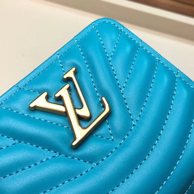 LOUIS VUITTON NEW WAVE COMPACT WALLET M63789 blue