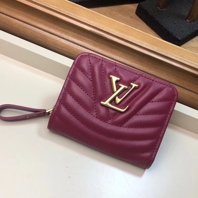 LOUIS VUITTON NEW WAVE COMPACT WALLET M63789 fuchsia