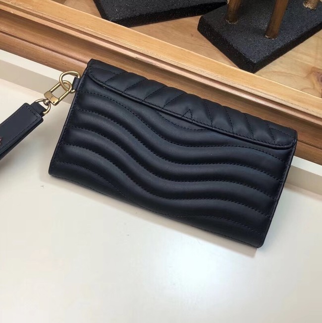 LOUIS VUITTON NEW WAVE LONG WALLET M63298 black