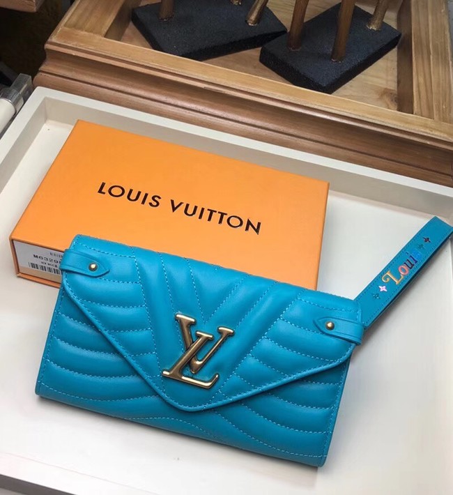 LOUIS VUITTON NEW WAVE LONG WALLET M63298 blue