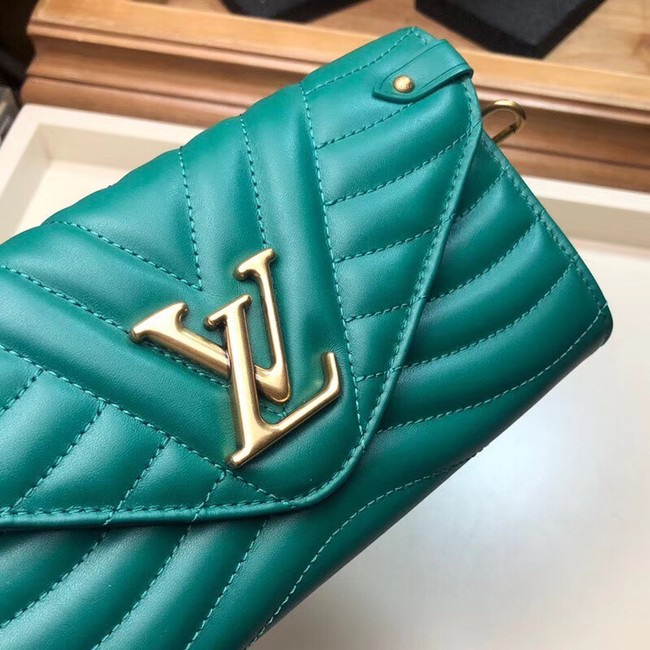 LOUIS VUITTON NEW WAVE LONG WALLET M63298 green