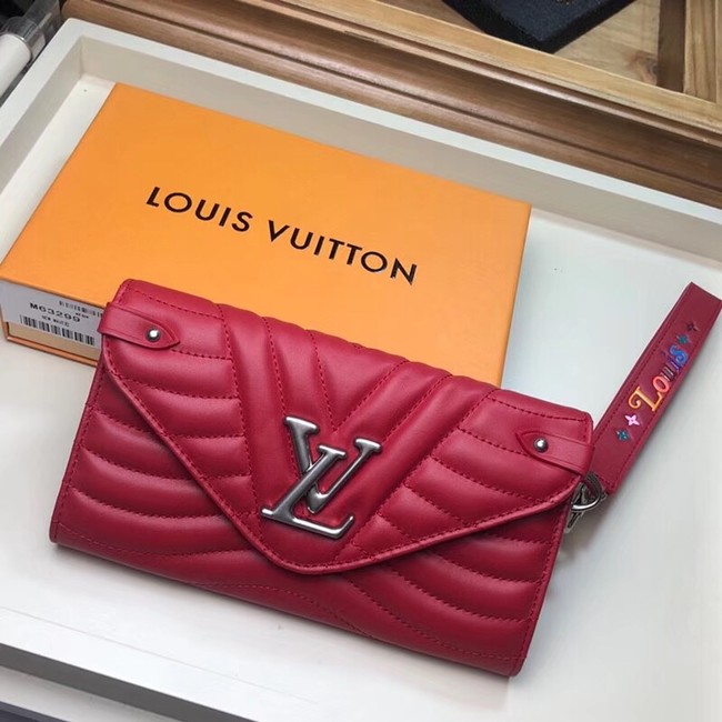LOUIS VUITTON NEW WAVE LONG WALLET M63298 red