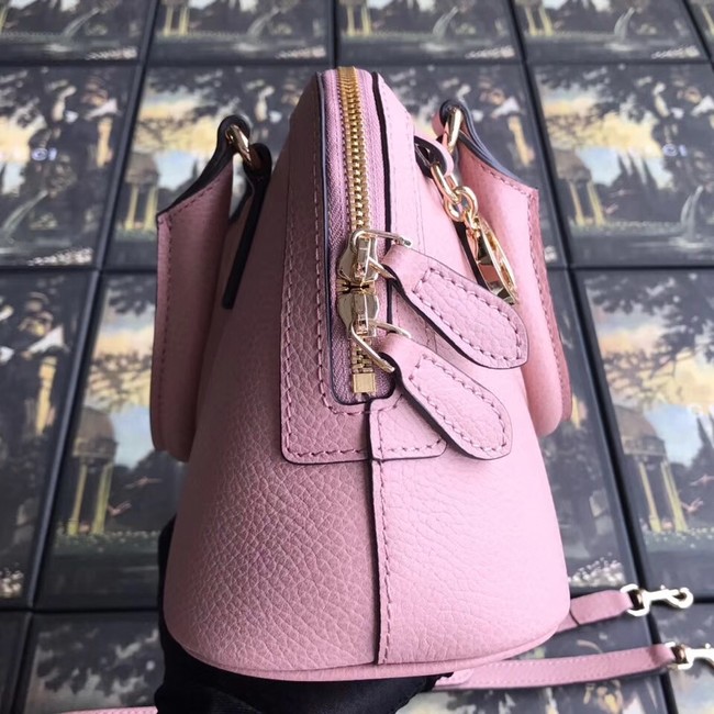 Gucci GG Leather Tote Bag 449661 pink