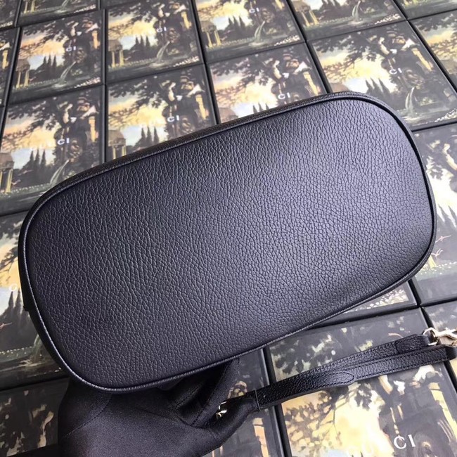 Gucci GG Leather Tote Bag 449662 black