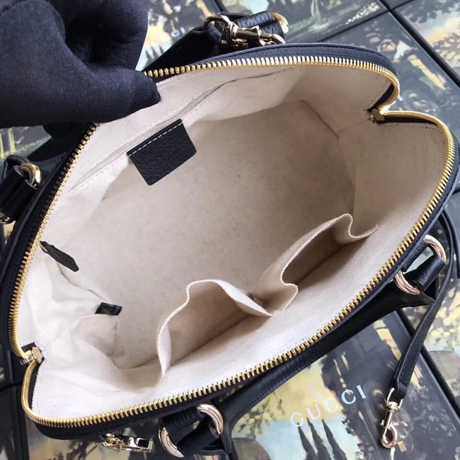 Gucci GG Leather Tote Bag 449662 black