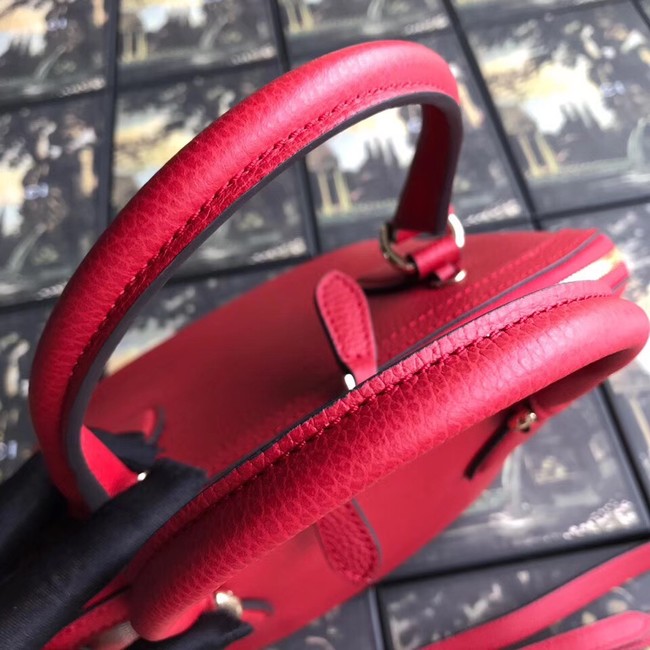 Gucci GG Leather Tote Bag 449662 red