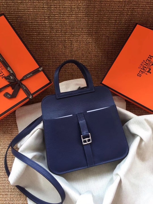 Hermes Original Halzan mini bag H069523 blue