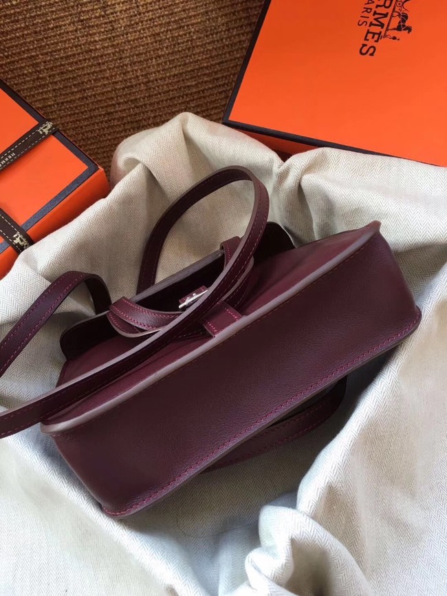 Hermes Original Halzan mini bag H069523 bordeaux