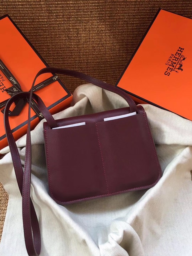 Hermes Original Halzan mini bag H069523 bordeaux