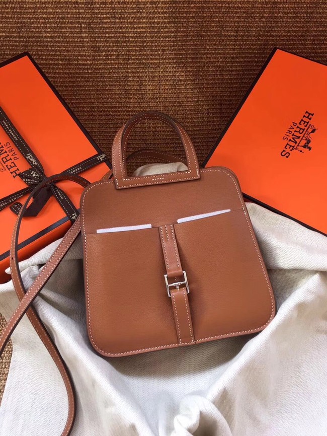 Hermes Original Halzan mini bag H069523 brown