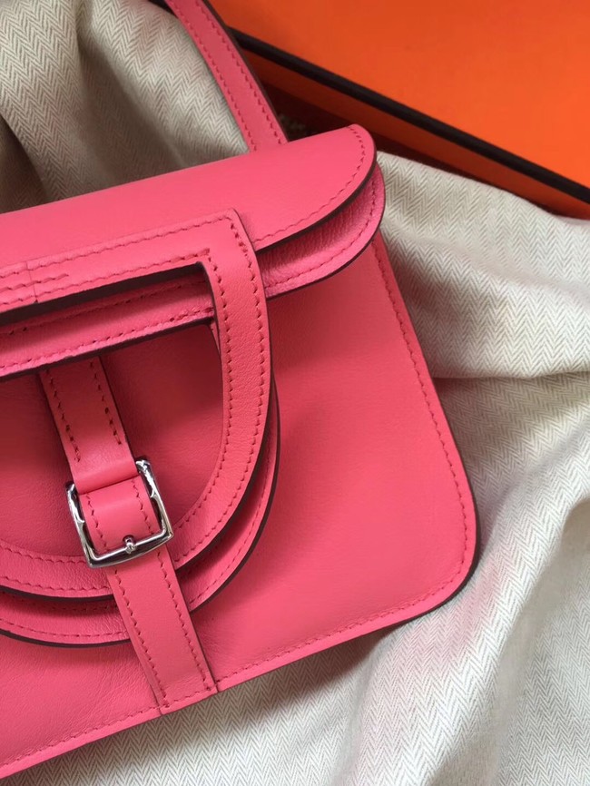 Hermes Original Halzan mini bag H069523 rose azalee