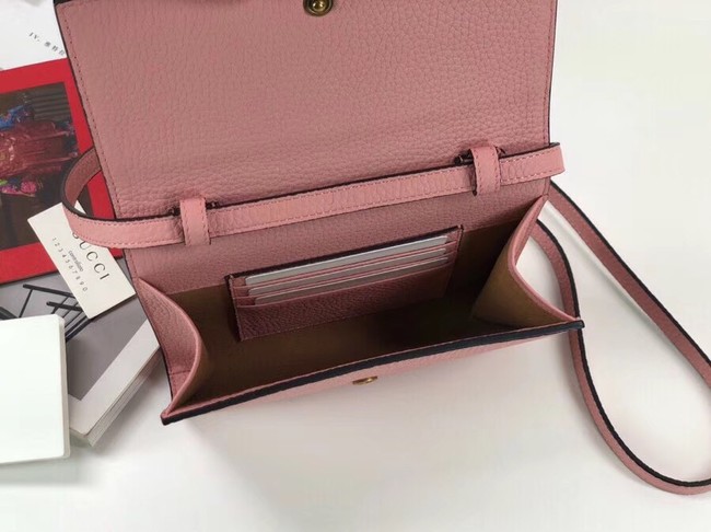 Gucci GG Marmont cross-body bag 498097 pink