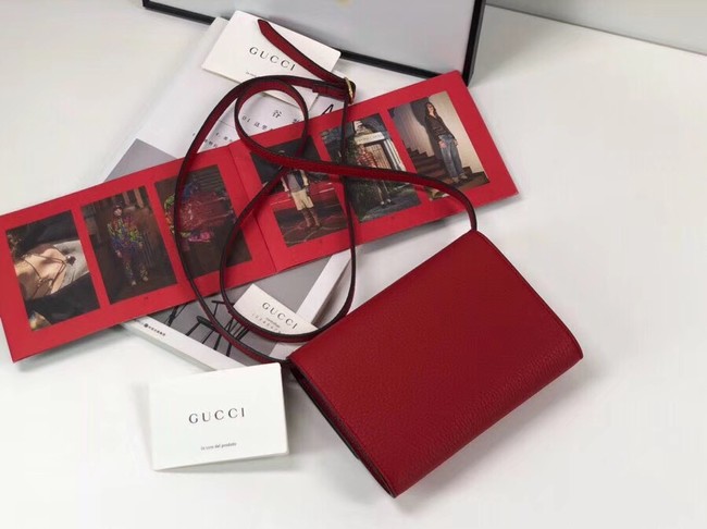 Gucci GG Marmont cross-body bag 498097 red
