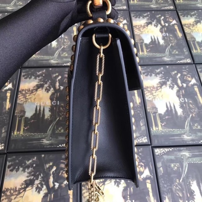 Gucci GG NOW medium top handle bag A466434 black