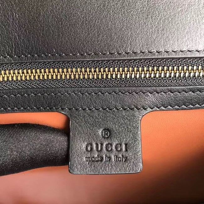 Gucci GG NOW medium top handle bag A466434 black