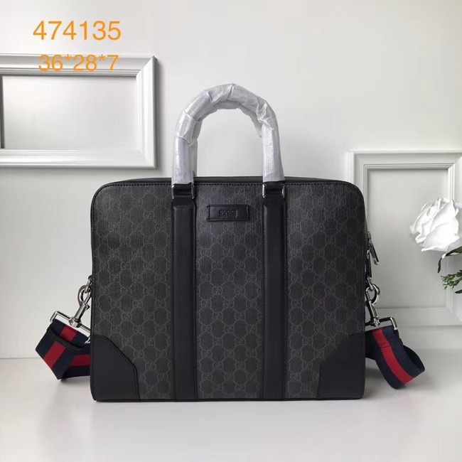 Gucci GG canvas top quality tote bag 387102 black