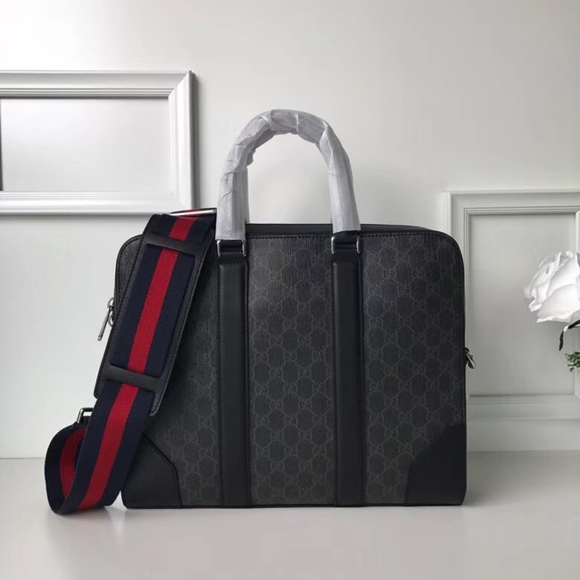 Gucci GG canvas top quality tote bag 387102 black
