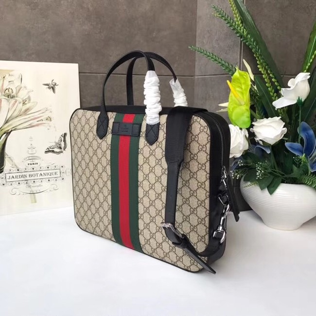 Gucci GG canvas top quality tote bag 387102 brown