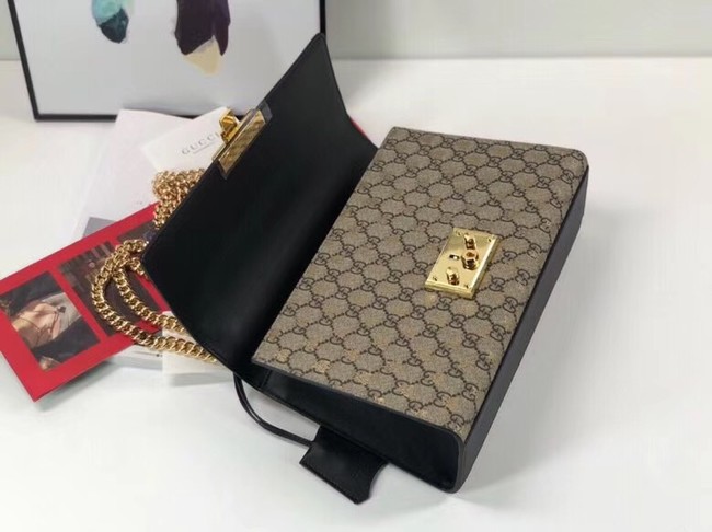 Gucci Padlock Shoulder Bag 409486 black