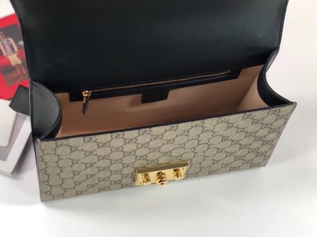 Gucci Padlock Shoulder Bag 409486 black