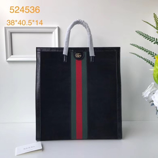 Gucci Soft GG Supreme tote 524536 black