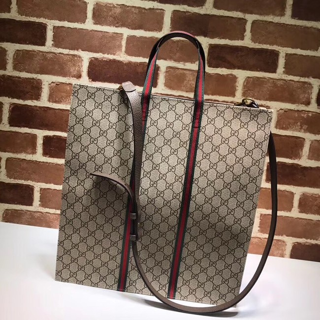 Gucci print soft GG Supreme tote 493610 Butterfly