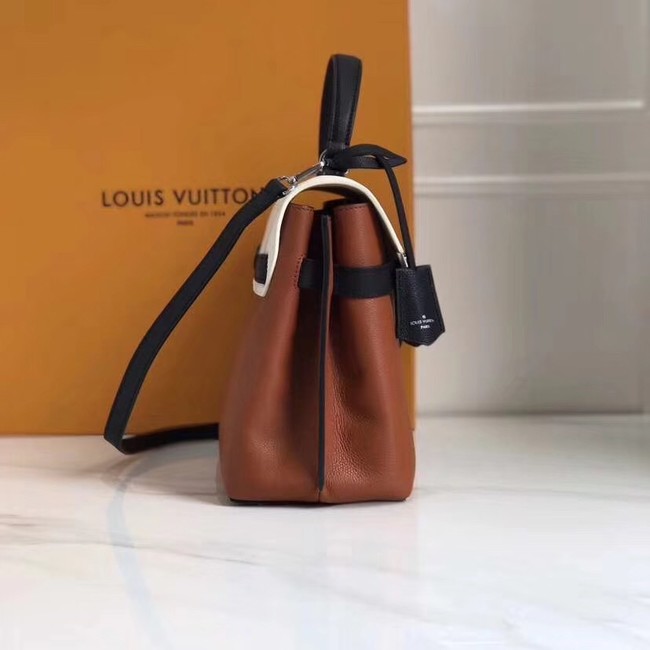 Louis Vuitton Original LOCKME EVER M52360 Caramel Creme Noir